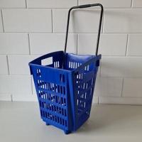 Winkelmand 52L Shop&Roll blauw BIG - thumbnail
