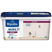 Decoratieve verf voor muren, houtwerk & radiatoren - RIPOLIN - 467079 - Gebroken wit - Fluweel - 2,5 L - thumbnail