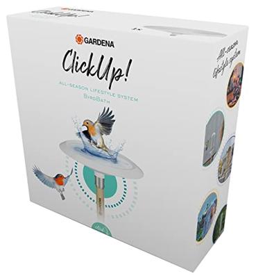Gardena ClickUp! Vogelbad E3 - Vorstbestendig, UV-Resistent, 25cm - Stijlvol Waterbad voor Vogels