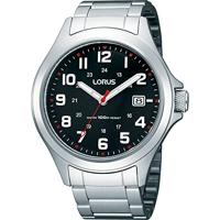 Lorus RXH01IX5 Horloge staal zilverkleurig-zwart 42 mm - thumbnail