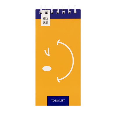 Pepa Lani To Do Lijst Flower Smiley Orange