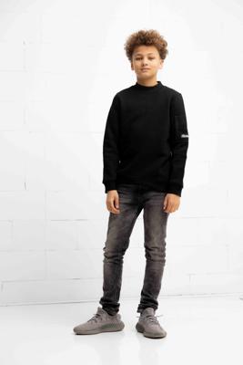 Malelions Turtle Sweater Kids Zwart - Maat 128 - Kleur: Zwart | Soccerfanshop