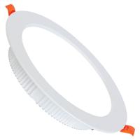 LED Downlight - Alexy - Inbouw Rond 30W - Helder/Koud Wit 6400K - Mat Wit Aluminium - Ø230mm - thumbnail