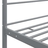 Hemelbedframe metaal grijs 90x200 cm - thumbnail