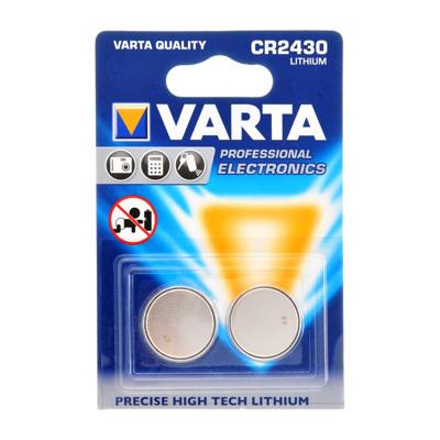 Varta LITHIUM Coin CR2430 Bli 2 Knoopcel CR2430 Lithium 290 mAh 3 V 2 stuk(s)