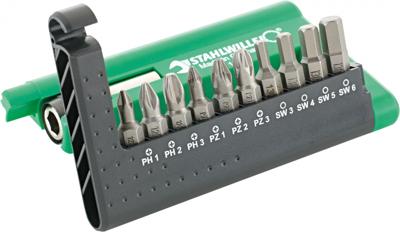 Stahlwille 1203 BIT-SET FUER ELEKTRONISCHE BOHRMASCHINEN 96080115 Bitset