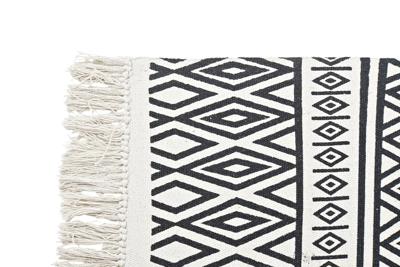 Tapijt DKD Home Decor Zwart Wit (120 x 180 x 0,7 cm)
