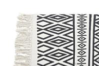 Tapijt DKD Home Decor Zwart Wit (120 x 180 x 0,7 cm) - thumbnail