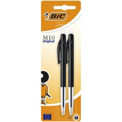 Balpen bic m10 m zwart | 20 stuks