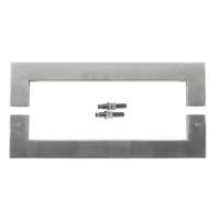 HDD Pro Voordeurgreep Trekker Carre 15/300 Inox Plus Paar Voor Glas - thumbnail