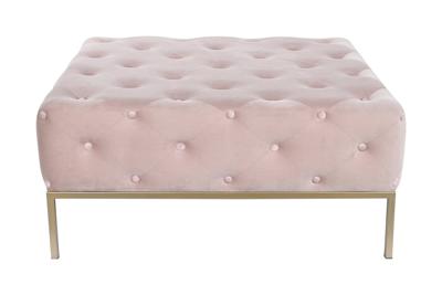 Kruk DKD Home Decor Roze Gouden Metaal 100 x 100 x 45 cm
