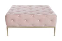 Kruk DKD Home Decor Roze Gouden Metaal 100 x 100 x 45 cm - thumbnail