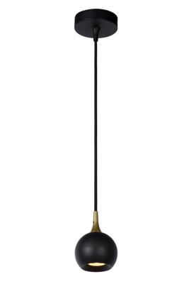 Lucide FAVORI Hanglamp 1xGU10 - Zwart