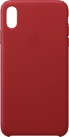 (PRODUCT) RED - Achterzijde behuizing voor mobiele telefoon - leer - rood - voor iPhone XS Max - thumbnail