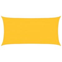 VidaXL Zonnezeil 160 g/m² rechthoekig 4x7 m hdpe geel - thumbnail
