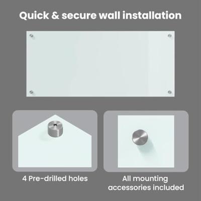 VidaXL Keuken achterwand 2 pcs wit 90 x 40 cm gehard glas VidaXL Keuken achterwand 2 pcs wit 90 x 40 cm gehard glas