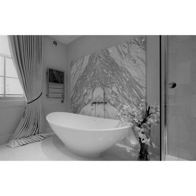 Vrijstaand Bad Crosstone Solid Surface 189x90x56 cm Mat Wit Vrijstaand Bad Crosstone Solid Surface 189x90x56 cm Mat Wit