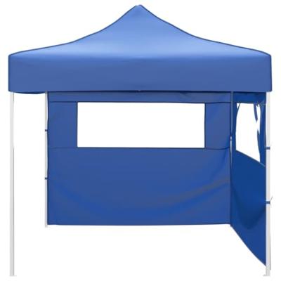 Vouwtent met 2 wanden 3x3 m blauw Vouwtent met 2 wanden 3x3 m blauw