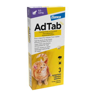 ADTAB KAUWTABLET KAT 0,5-2 KG 3 TBL