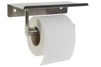 Toiletrolhouder DKD Home Decor 18 x 9,7 x 7,5 cm Zilverkleurig Roestvrij staal - thumbnail