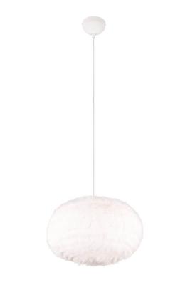 Trio Stoffen hanglampFurry crème Ø 50cm - R31581901