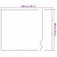 VidaXL Zelfklevende spiegelfolie 90 x 200 cm 2 pcs zilver pet - thumbnail