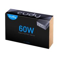 Cudy POE300 60W PoE + /PoE Gigabit injector, voeding tot 60W, RJ-45 afgeschermd bij 10/100/1000 Mbps, IEEE 802.3af / 802.3at, compact en zuinig - thumbnail