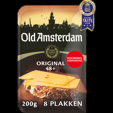 Old Amsterdam Kaas Voordeelverpakking 8 Plakken 200 g bij Jumbo Old Amsterdam Kaas Voordeelverpakking 8 Plakken 200 g bij Jumbo