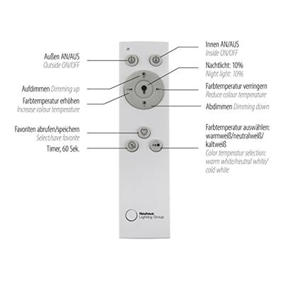 Just Light 14693-55 ASMIN LED-plafondlamp LED 45 W Staal