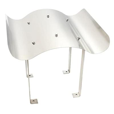 VidaXL Schoorsteenkap roestvrij staal 50 x 50 x 37 cm