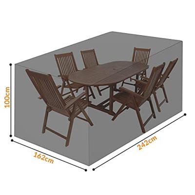 Tuinmeubelhoes Vanamo Antraciet 242x162x100cm Tuinmeubelhoes Vanamo Antraciet 242x162x100cm