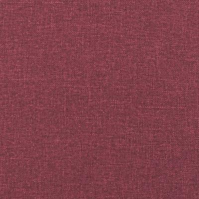 3-delige Loungeset met kussens stof wijnrood