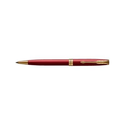 Parker Sonnet balpen, rood/goud, medium, in giftbox