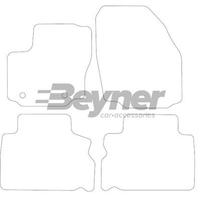Automatten passend voor Ford S-Max 2006- 5 zits 4-delig BL1202434