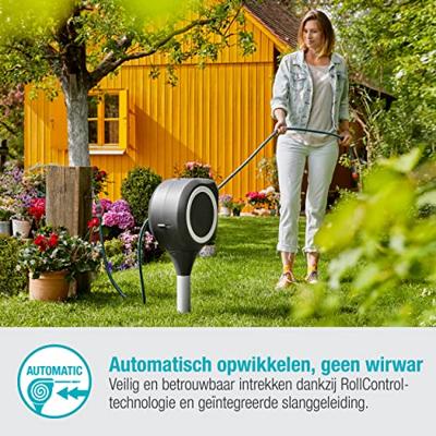 GARDENA RollUp S 15 m 18606-20 Tuinslanghouder voor aan de muur 15 m 1 stuk(s) - thumbnail