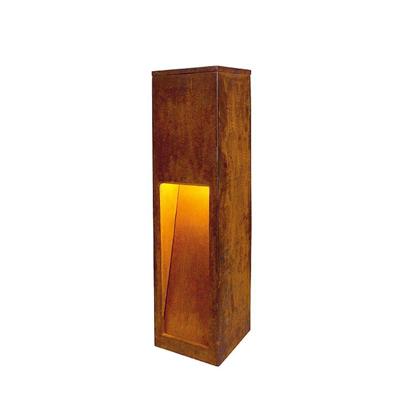 Buitenlamp staand RUSTY SLOT 50 cm E27 ijzer geroest cortenstaal Buitenlamp staand RUSTY SLOT 50 cm E27 ijzer geroest cortenstaal
