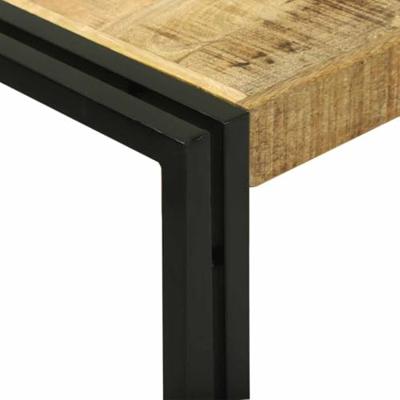 Wandtafel Bruin 120 x 33 x 75 cm Massief ruw mangohout