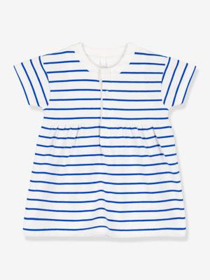 Jurk en body met korte mouwen PETIT BATEAU wit
