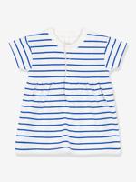 Jurk en body met korte mouwen PETIT BATEAU wit - thumbnail