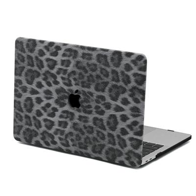 Lunso MacBook Pro 16 inch (2019) Leren cover hoes - case - Leopard Pattern White Lunso MacBook Pro 16 inch (2019) Leren cover hoes - case - Leopard Pattern White