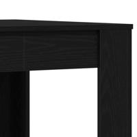 Eettafel Zwart eiken 140 x 74.5 x 76 cm Bewerkt hout - thumbnail