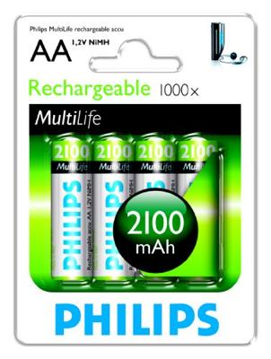 Oplaadbare Batterijen Philips R6B4A210/10 1,2 V