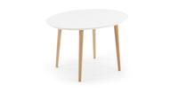 Kave Home Oqui eettafel uitschuifbaar 120/200x90 cm Wit - thumbnail