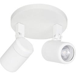 Highlight SpotRain wit 2-lichts rond - S7371.00