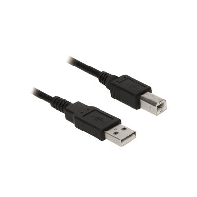 USB 2.0 printerkabel 3 meter USB A-B zwart USB 2.0 printerkabel 3 meter USB A-B zwart