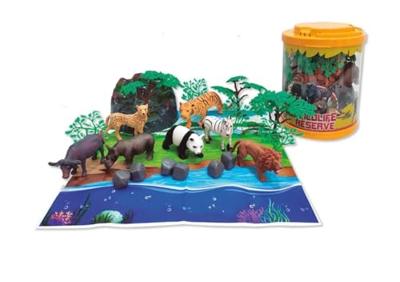 Playset 22 x 17 cm dieren