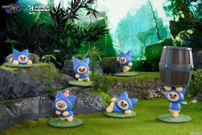 Monster Hunter Rise Trading Figure 6-Pack Blind Box - Felyne Cat (Complete Set)