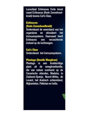 Lucovitaal Echinacea Forte met Cat&apos;s Claw Druppels - thumbnail