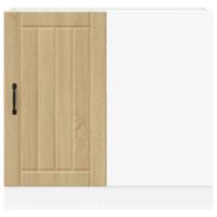 Spoelbakonderkast Lucca bewerkt hout sonoma eikenkleurig - thumbnail