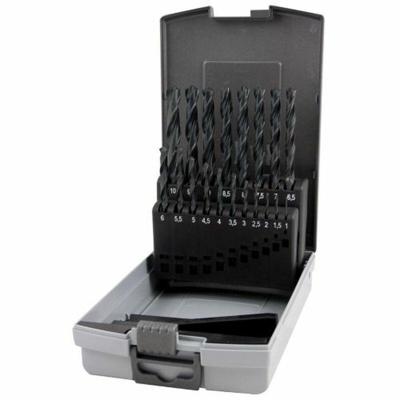 Borenset RUKO Doos met deksel DIN 338 Schroefvormig 19 Onderdelen